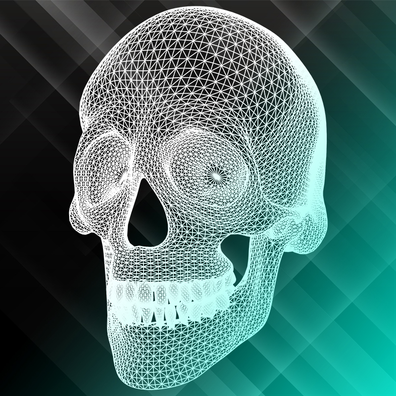Skull Lamp Design