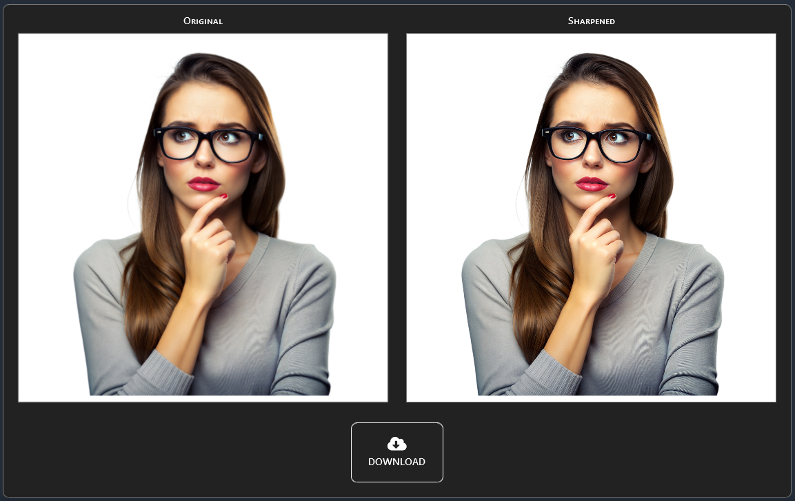 Image sharpening