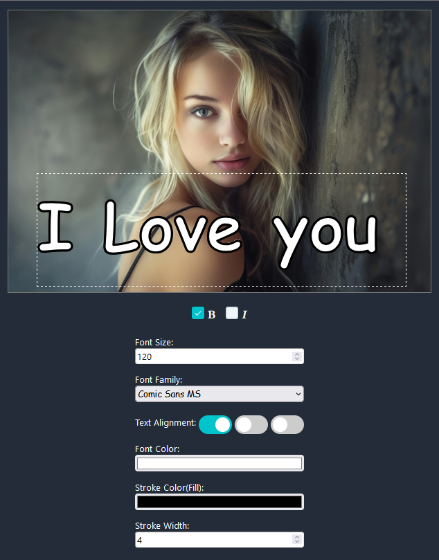 Add text